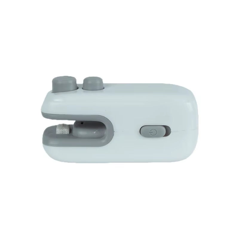 All-In-One USB Bag Sealer with Magnetic Back & Slide-Out Cutter, Press Seal&Cut Buttons Portable Heat Closer for Snack Bags